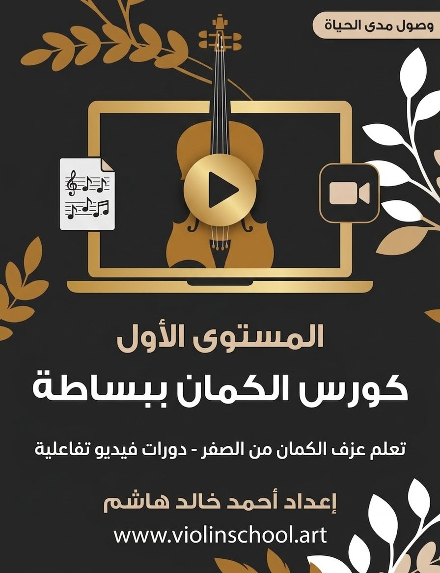 دورة تعليم الكمان - المستوى الأول